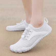 Barfußschuhe für Unisex mit breiter Zehenbox – Weiß