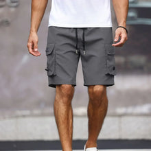 Zion™ Premium-Strickshorts mit Funktionstaschen – Grau