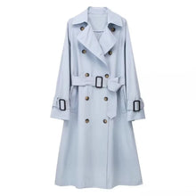 Stilvoller Damen Trenchcoat - Limitierte Edition 2024 – Himmelblau