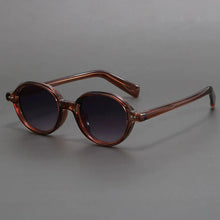 Saskia | Klassische Runde Sonnenbrille – Braun