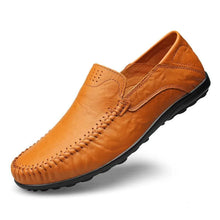 Daniel | Exotische Schuhe – Gelb-braun