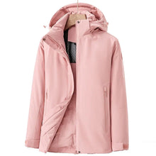 Elfriede | Damen Wasserdichte Winterjacke mit Fleece-Futter – Rosa
