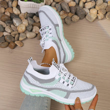 Movelle™ Sneaker mit Extrem Leichtem Tragegefühl und Atmungsaktivem Komfort – Weiß mit Grün