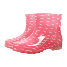 Damen Wasserdichte Gummistiefel | Mit Bunter Druck – Rosa