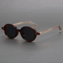 Saskia | Klassische Runde Sonnenbrille – Rot