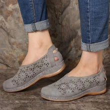 Edith - Trendige Perforierte Freizeitschuhe – Grau