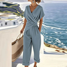 Jaimy | Elegantes Zweiteiler-Set – Blau