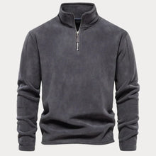 COUTURE™ FLEECEPULLOVER MIT REIßVERSCHLUSS – Grau