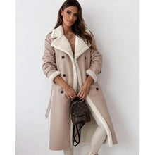 Norlina | Eleganter Trenchcoat mit luxuriösem Teddyfutter – Beige