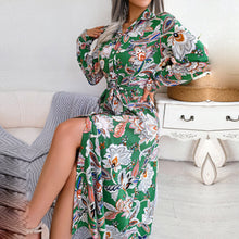 Lavanda - Kleid mit Boho-Print – Grün