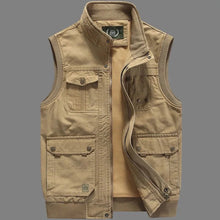 Sophian – Bequeme Weste Mit Vielen Taschen – Khaki