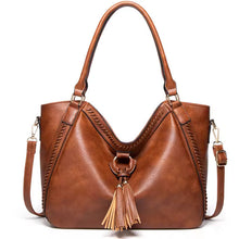 Lily - Elegante Damen Echtleder Tasche – Braun