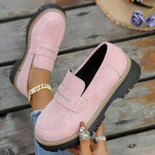 Jasha – Loafer Mit Runder Spitze Und Rutschfester Sohle – Rosa