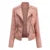 Isolde | Elegante Lederjacke – Rosa