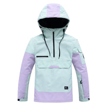 Lara | Damen Winter-Skijacke mit Kapuze und Wärmender Isolierung – Mintgrün