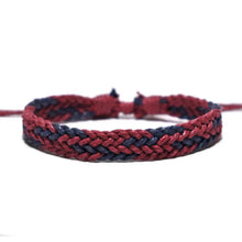 Gjergj – Modisches Seilarm Band – Rot