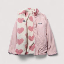 Gerina – Wendejacke Mit Herzmuster – Rosa