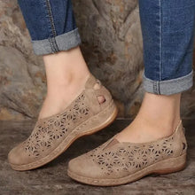 Edith - Trendige Perforierte Freizeitschuhe – Khaki
