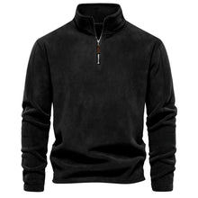 ROMAN - Warmer Herren Langarm-Pullover – Schwarz