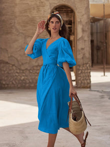 Chanda - Kleid Pure Sommerfreude zum Anziehen – Blau