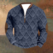 Jilian | Sweatshirt mit Reißverschluss – Blau