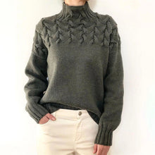 Eleganter Damen Rollkragenpullover – Weich & Warm – Strick für Winter – Grau