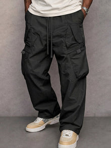 Fenix - Soft-Touch Cargo-Jogginghosen – Schwarz