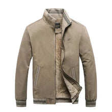 Sebastian - Fleecegefütterte Winterjacke – Hellbraun