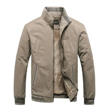 Sebastian - Fleecegefütterte Winterjacke – Khaki