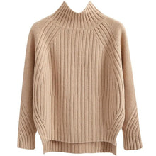 Stylischer Rollkragenpullover für die kalte Jahreszeit – Ideal für Anna – khaki