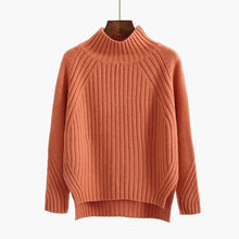 Stylischer Rollkragenpullover für die kalte Jahreszeit – Ideal für Anna – Orange
