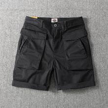 Shakal – Elegante Fracht-Kurzhosen – Schwarz