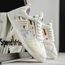 Edwardo - Fragment Retro Turnschuhe – Weiß