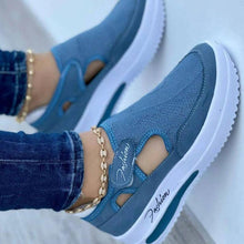 Damen Komfort Sneaker für jeden Anlass – Blau