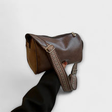 Schicke Schultertasche Damen – Dunkelbraun