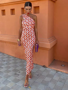 Tiziana  | Langkleid – ORANGE (Fast ausverkauft)
