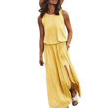 Eugenia® | Langes Sommerkleid – Gelb