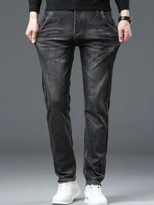 Walker™ | Casual Denim-Jeans – Schwarz