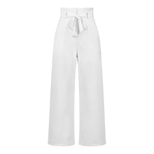 Elodie - Elegante Damenhose mit weitem Bein – Weiß