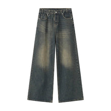 Herren Vintage Baggy Jeans | Straßenkleidung-Stil – Altblau