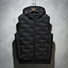 Cassian Premium Kapuzenweste – Schwarz