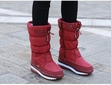 Luci | Superbequeme und gemütliche Winterschuhe für Damen – Rot