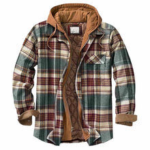 Valdas - Langärmelige Kapuzen Jacke – Khaki