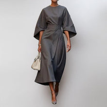 Minoli - Maxi Kleid Mit Kimonoärmeln – Grau