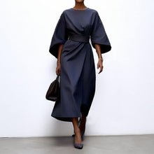Minoli - Maxi Kleid Mit Kimonoärmeln – Blau