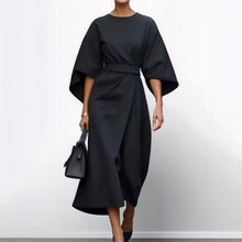 Minoli - Maxi Kleid Mit Kimonoärmeln – Schwarz