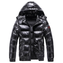 Kaleb - Wasserdichte Puffer-Winterjacke – Schwarz