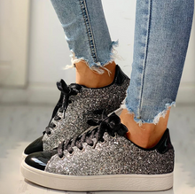 Mara - Luxuriöse Glitzerschuhe – Schwarz
