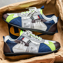 Mats | Bunte Retro-Sneaker – Weiß