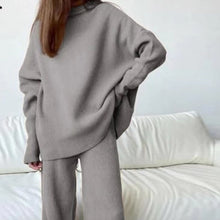Ruth | Zweiteilige Sets Herbst Winter Homewear – Grau